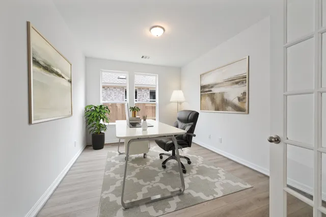 a view of an empty room