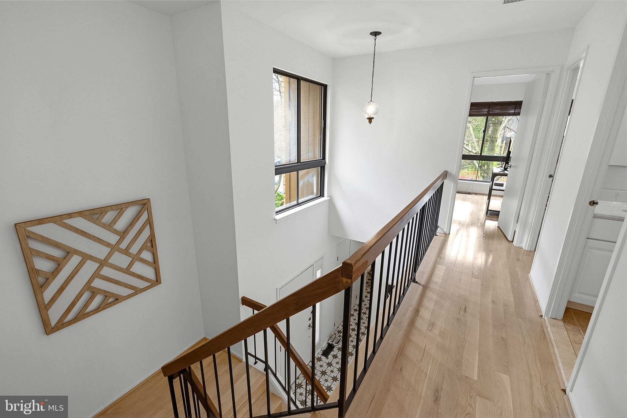 9060 Blarney Stone Drive Springfield, VA 22152 - Photo 19 of 47 a view of hallway with wooden floor