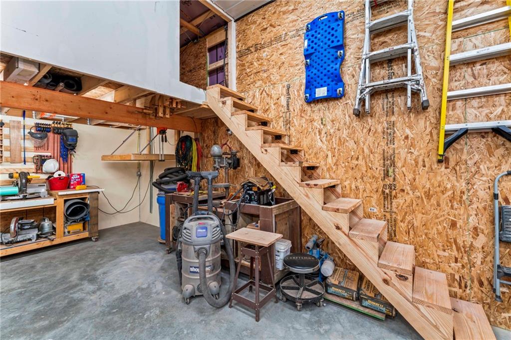 78 Conklin Road Washington, PA 15301 - Photo 34 of 39 Interior Detached Building Stairs to loft 78 Conklin Road