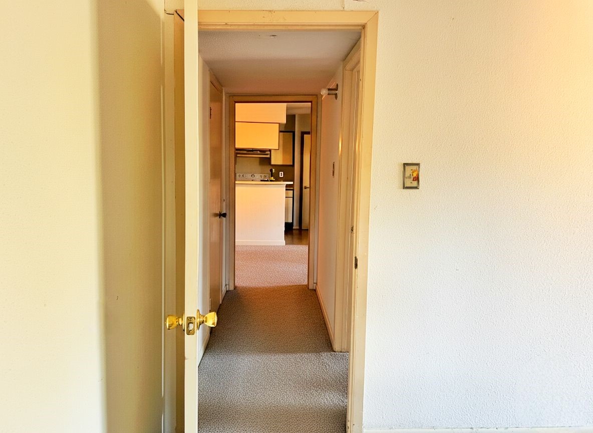 9000 Bissonnet Street, Unit 406 Houston, TX 77074 - Photo 5 of 8 a view of a bathroom from a hallway