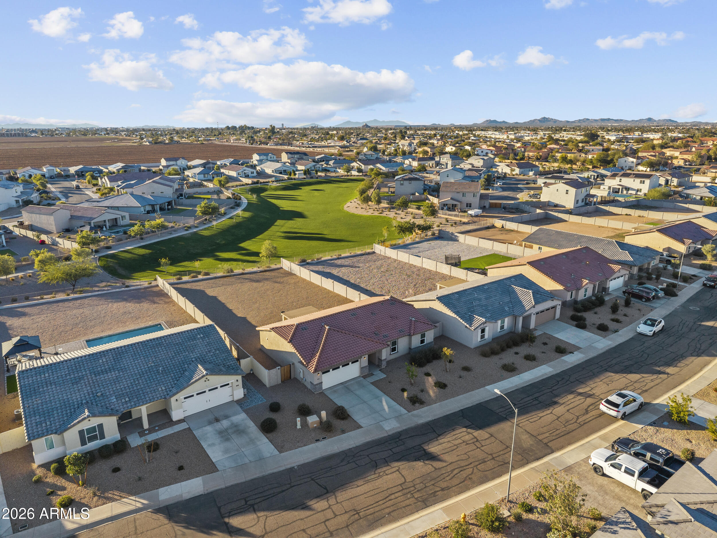 83 South Naples Lane Casa Grande, AZ 85122 - Photo 3 of 26 an aerial view of a city with ocean