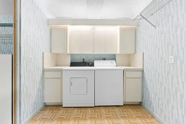 a room with storage and utility