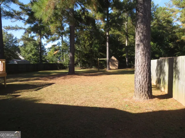 a view of swimming pool from a room