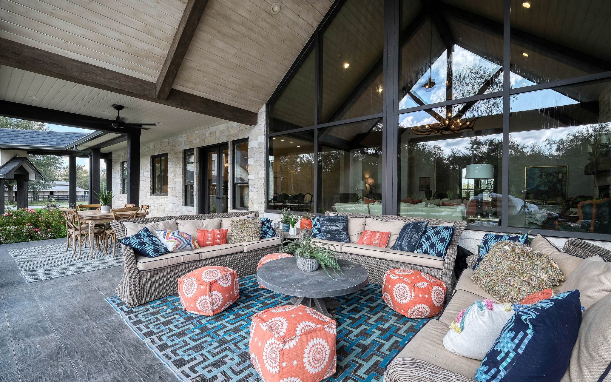 22474 Kmiec Road Hempstead, TX 77445 - Photo 29 of 49 a outdoor space with patio the couches and a potted plant