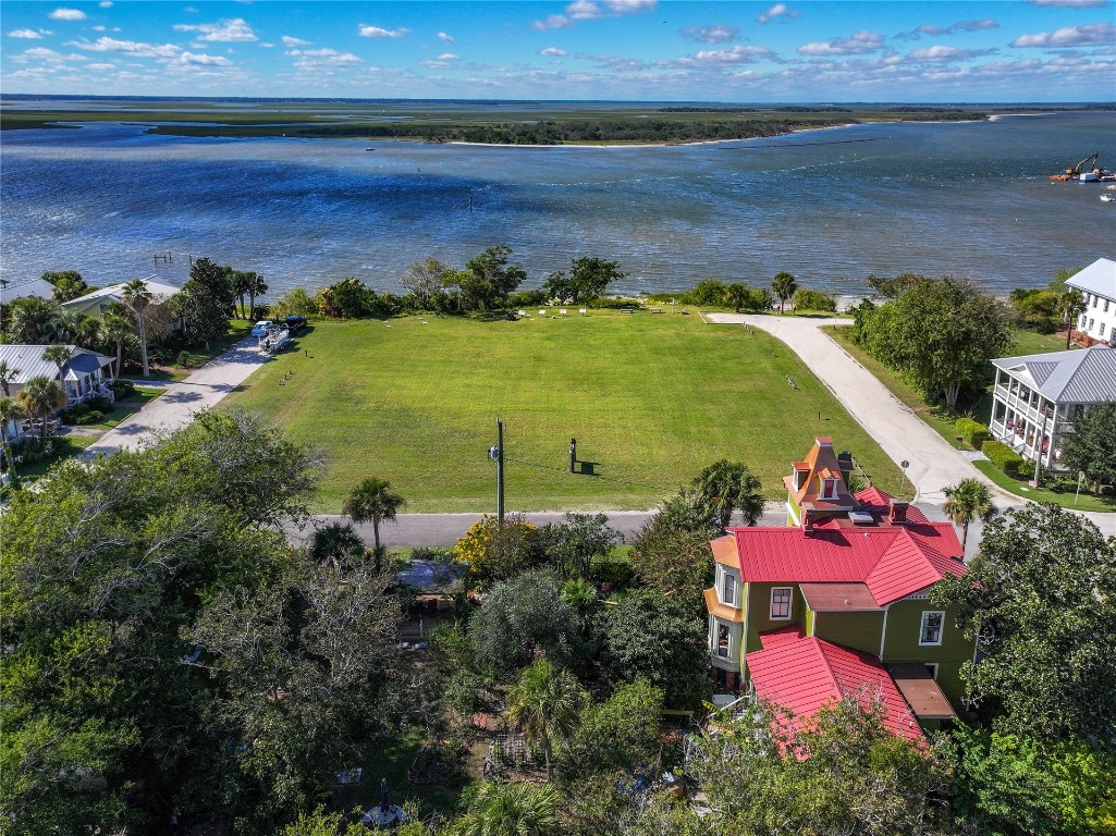 903 Someruelus Road Fernandina Beach, FL 32034 - Photo 2 of 24 an aerial view of a house with a garden