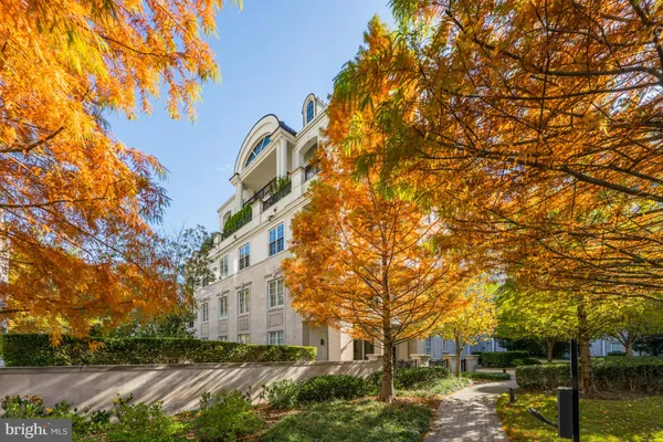 a view of a building with a yard