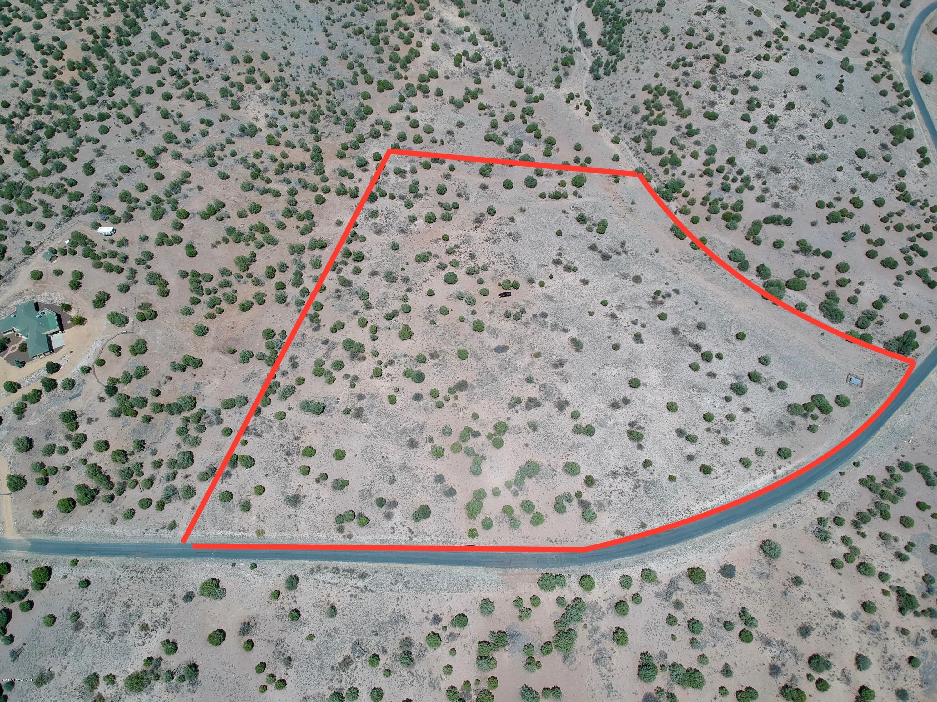 6800 West Rambling Road Prescott, AZ 86305 - Photo 3 of 10 Aerial View of the Whole 12.68 Ac