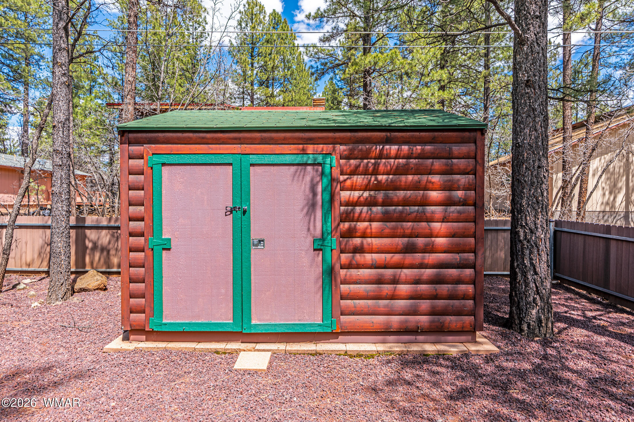 3225 Turkey Track Road Pinetop, AZ 85935 - Photo 21 of 25 color matched shed