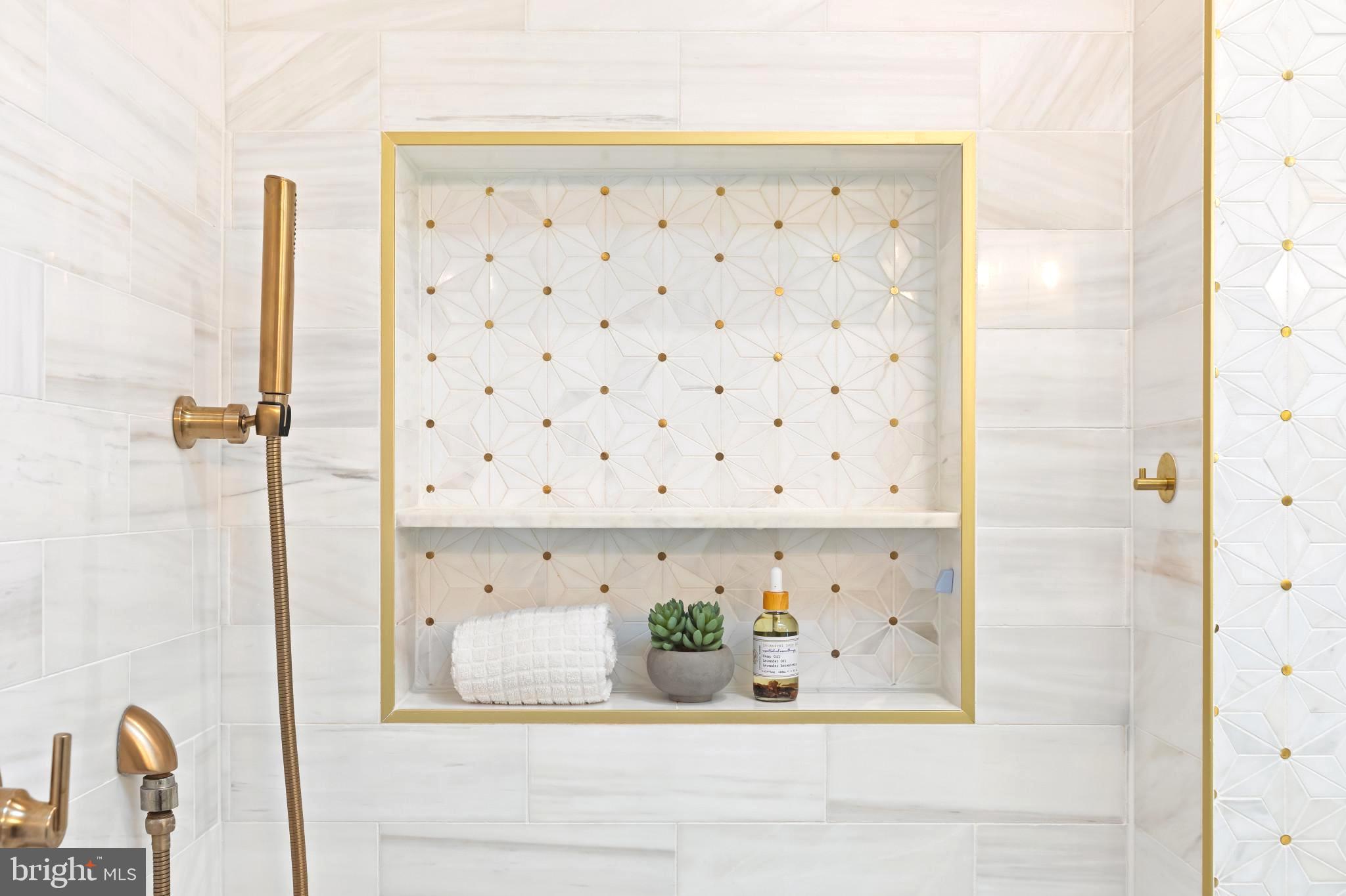 910 8th Street Northeast Washington, DC 20002 - Photo 35 of 54 Timeless marble shower and floors