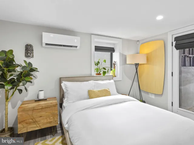 a view of a building with large windows