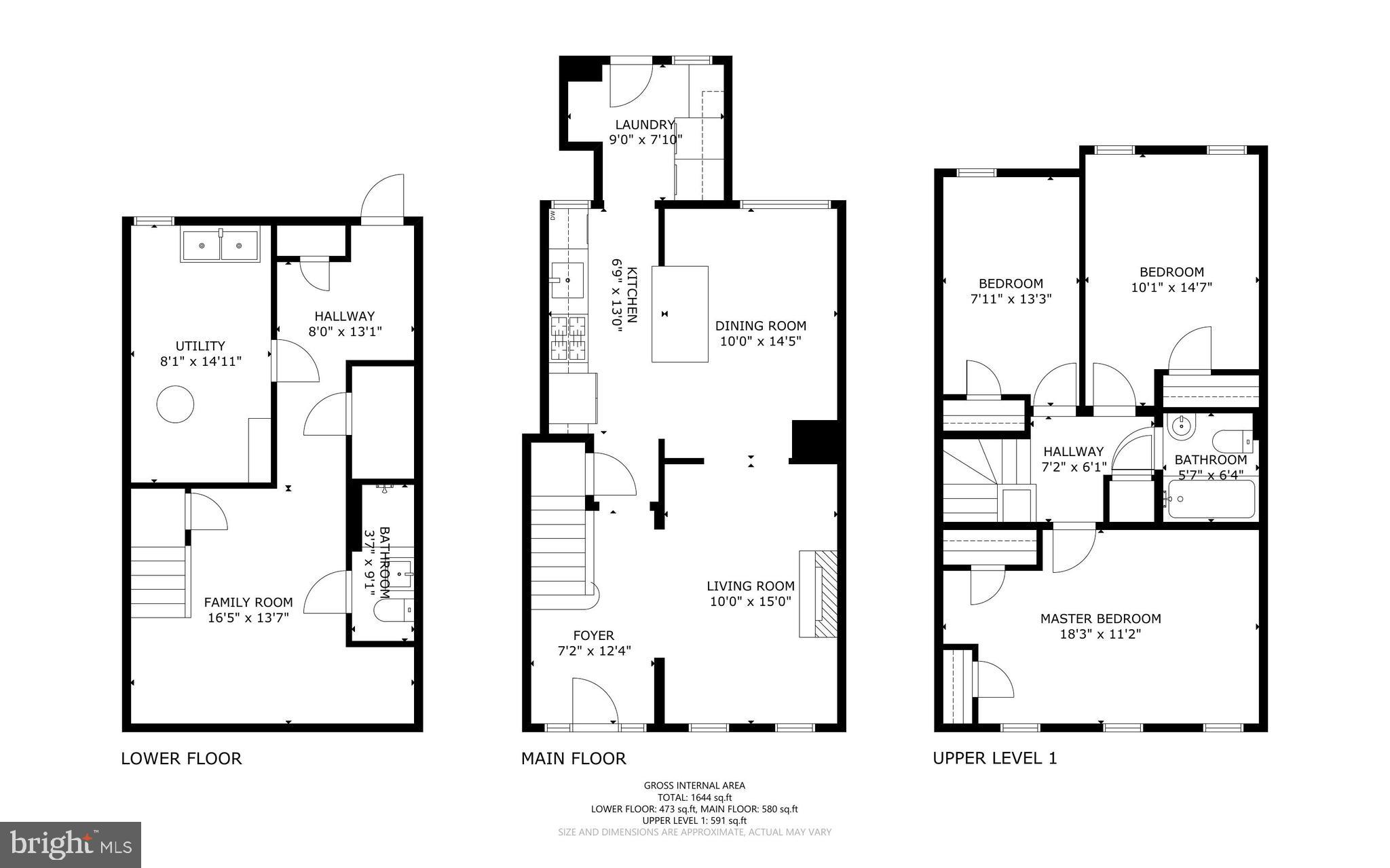 1006 North Rosedale Street Baltimore, MD 21216 - Photo 34 of 34 House Floor Plan