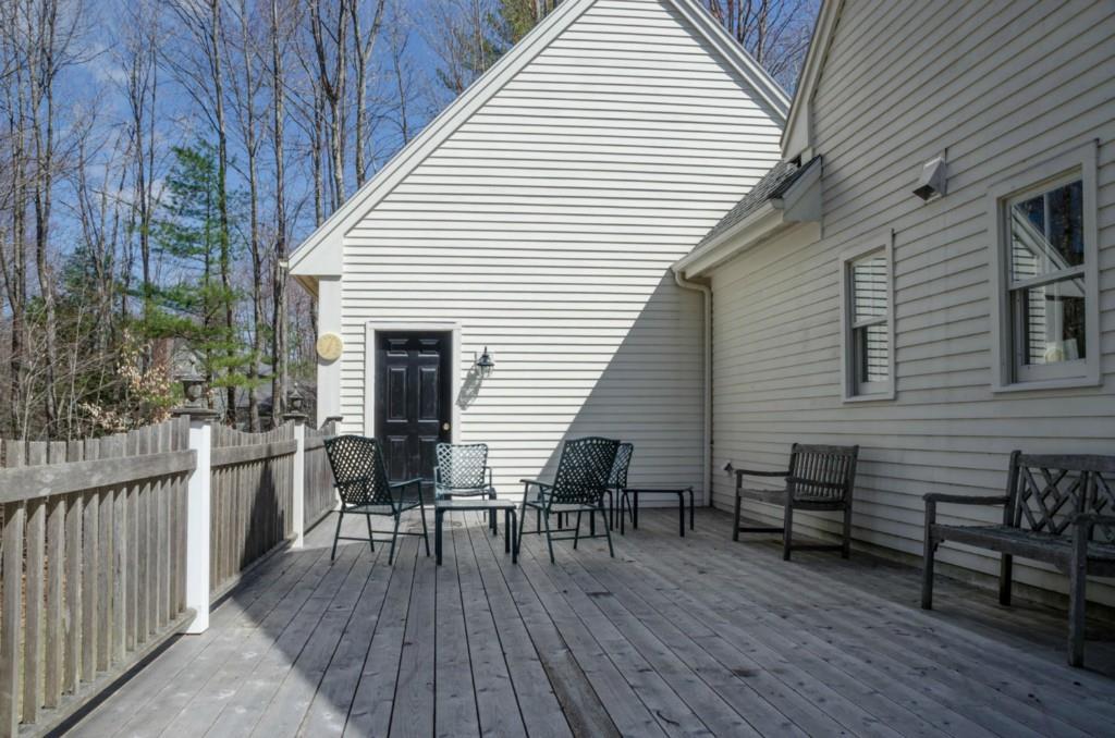 42 Valley Road Cumberland, ME 04021 - Photo 3 of 24 Deck at rear of house