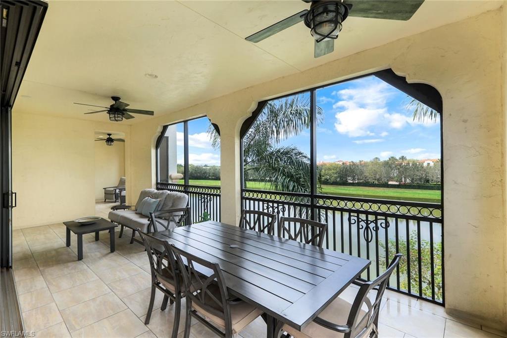 16445 Carrara Way, Unit 202 Naples, FL 34110 - Photo 19 of 35 a view of a dining room with furniture window and outside view