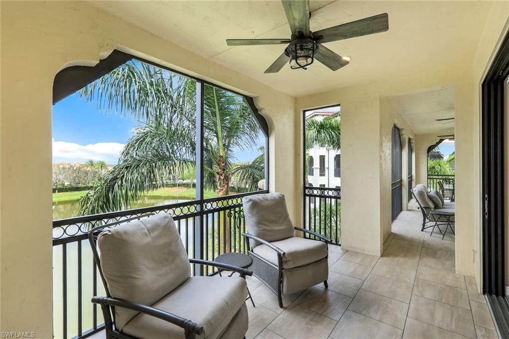16445 Carrara Way, Unit 202 Naples, FL 34110 - Photo 21 of 35 a view of a porch with furniture
