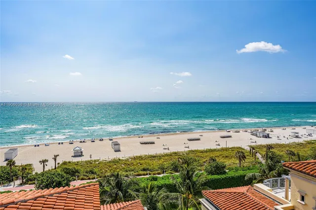 a view of a building with a yard