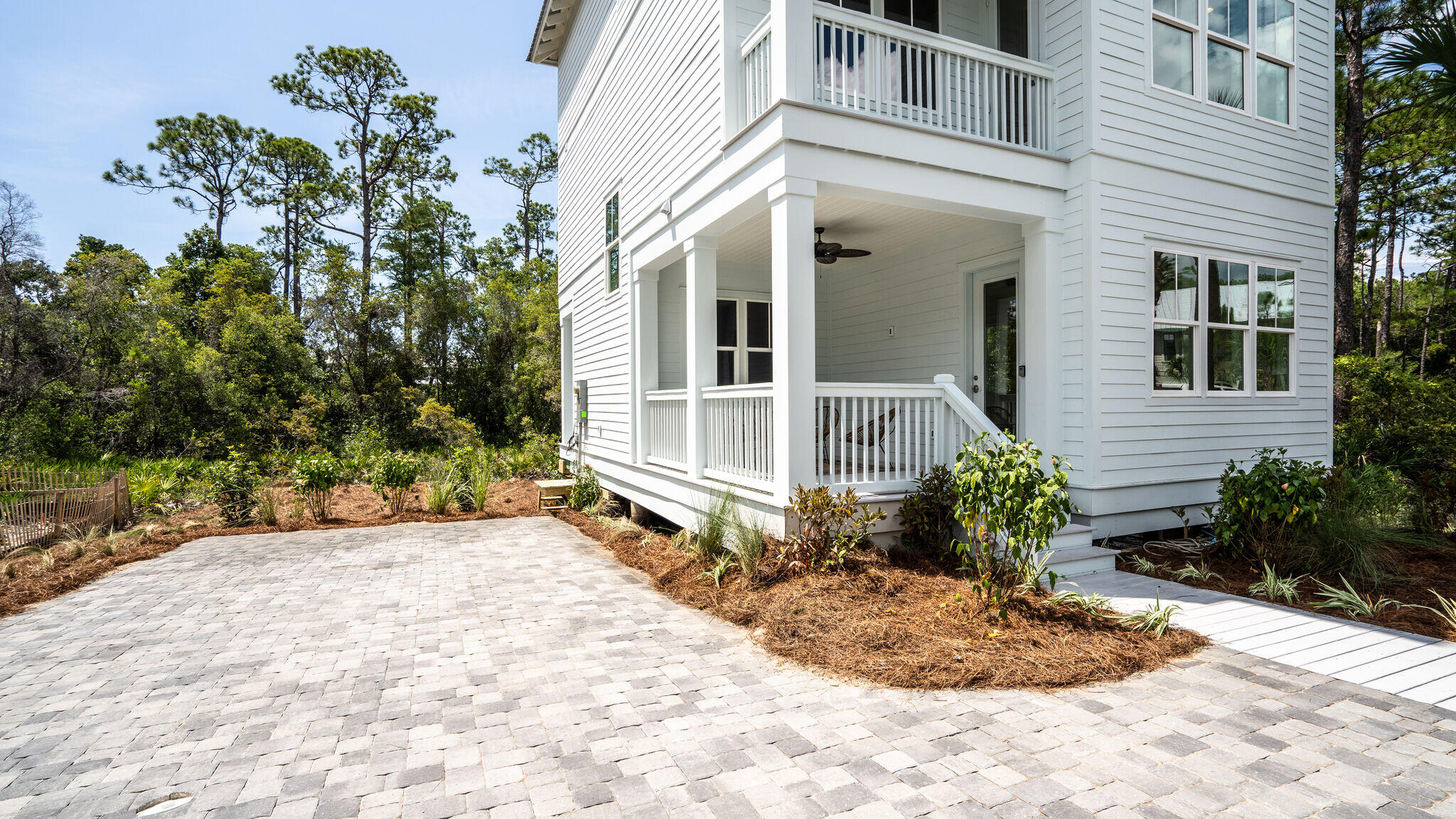 393 Redbud Ln Inlet Beach Inlet Beach, FL 32461 - Photo 34 of 46 a front view of a house with a yard