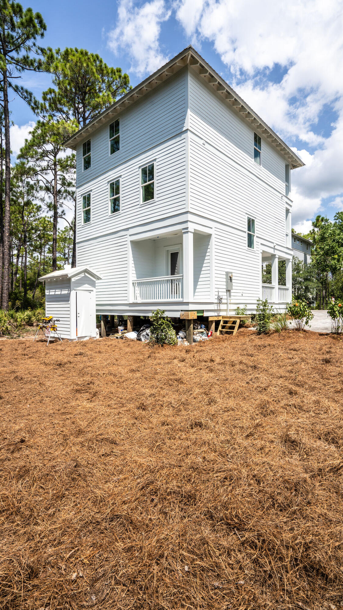 393 Redbud Ln Inlet Beach Inlet Beach, FL 32461 - Photo 37 of 46 a front view of a house with a yard