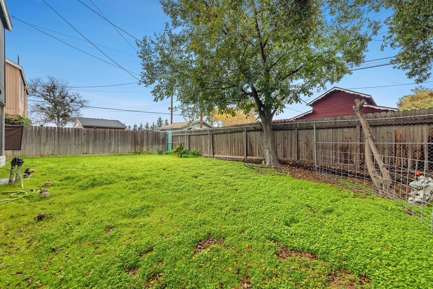 1592 North Ferger Avenue Fresno, CA 93728 - Photo 29 of 30 a view of a backyard with a garden
