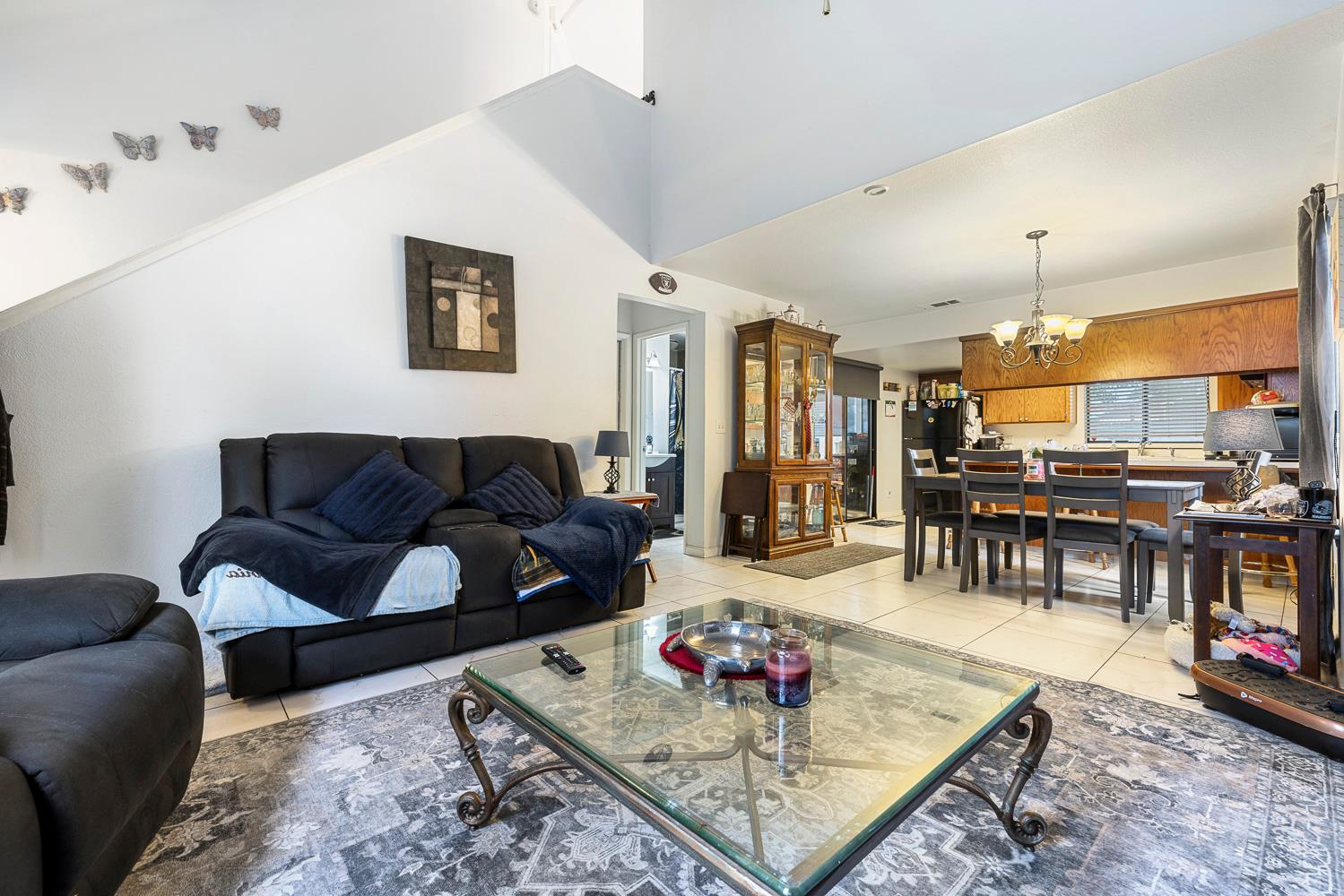 1592 North Ferger Avenue Fresno, CA 93728 - Photo 9 of 30 a living room with furniture and wooden floor