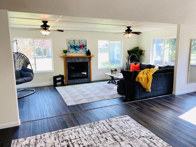 40738 Crystal Drive Three Rivers, CA 93271 - Photo 7 of 39 a living room with furniture and a fireplace
