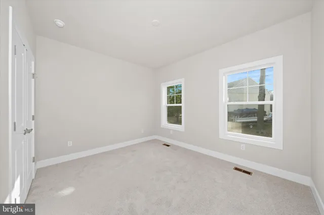 a view of an empty room