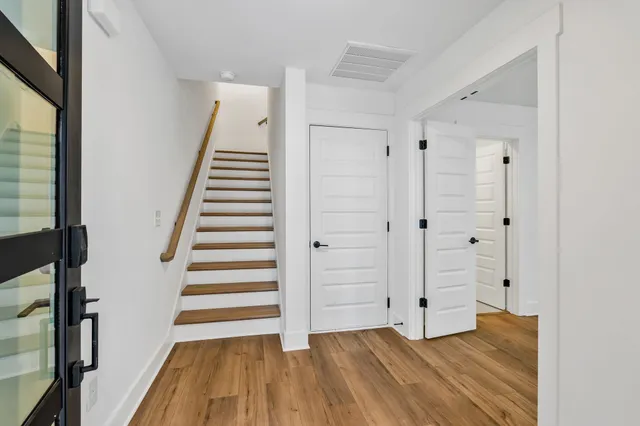 wooden floor in an empty room