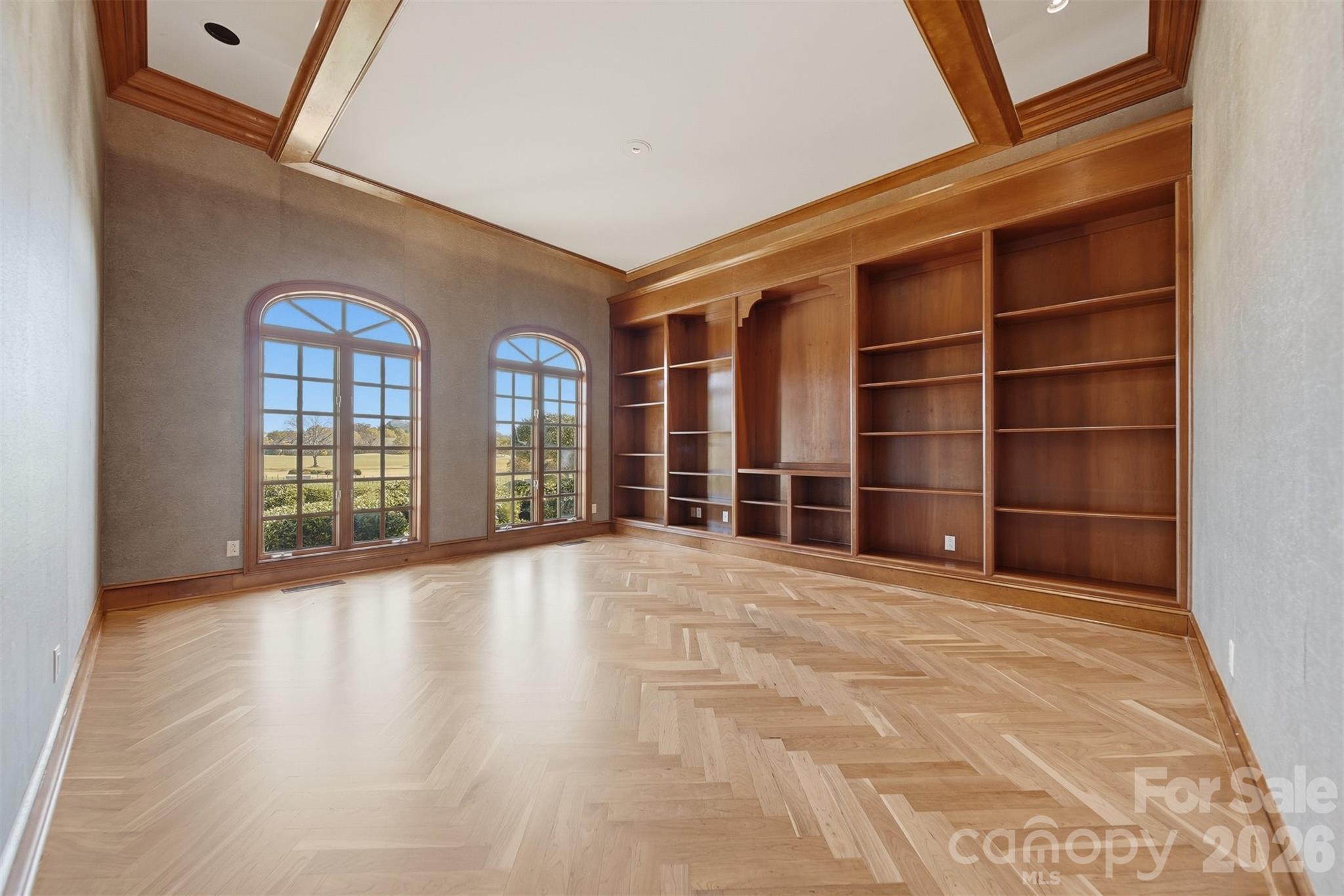 3619 Links Drive Conover, NC 28613 - Photo 20 of 48 a view of an empty room with a window and wooden floor