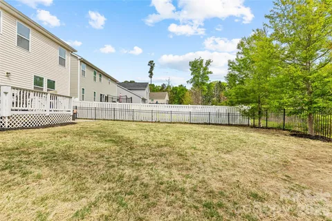 an aerial view of a swimming pool