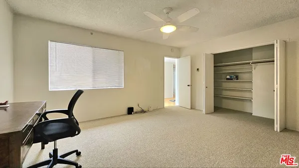 a view of workspace with a window