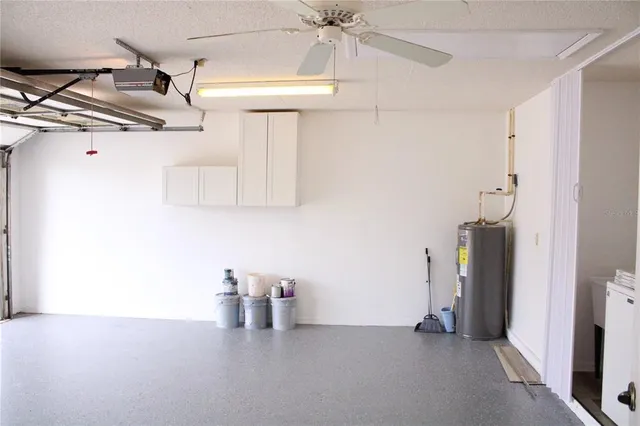 a view of backyard with potted plants