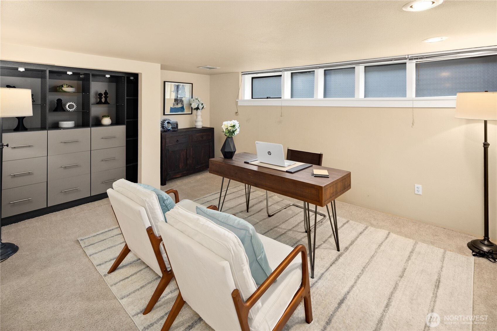 4522 3rd Avenue Northwest Seattle, WA 98107 - Photo 21 of 30 a workspace with furniture and window