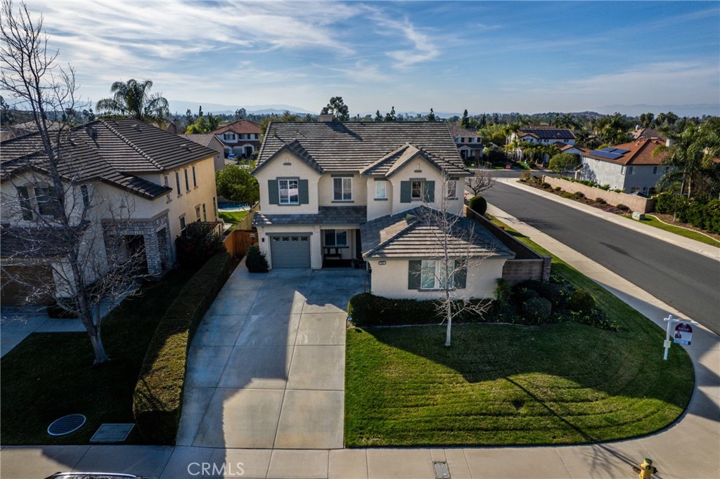 8553 Lodgepole Lane Riverside, CA 92508 - Photo 5 of 75 an aerial view of a house with a garden