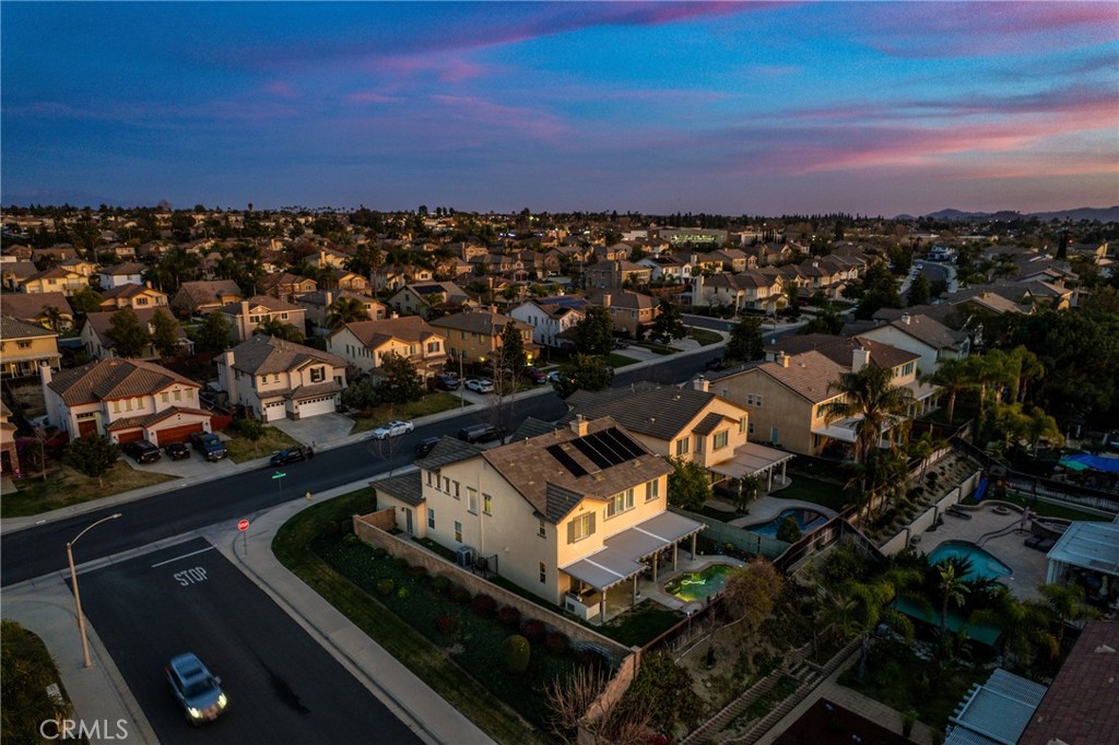 8553 Lodgepole Lane Riverside, CA 92508 - Photo 63 of 75 an aerial view of a residential houses with city view