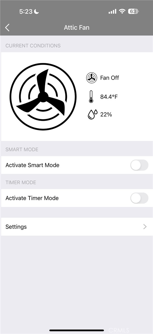 8553 Lodgepole Lane Riverside, CA 92508 - Photo 74 of 75 Attic fan controlled by phone
