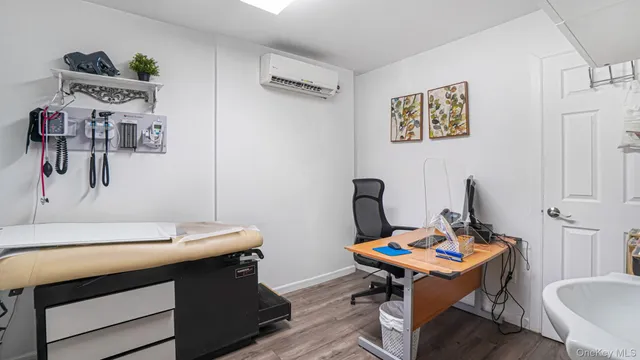 a black and white photo of a park