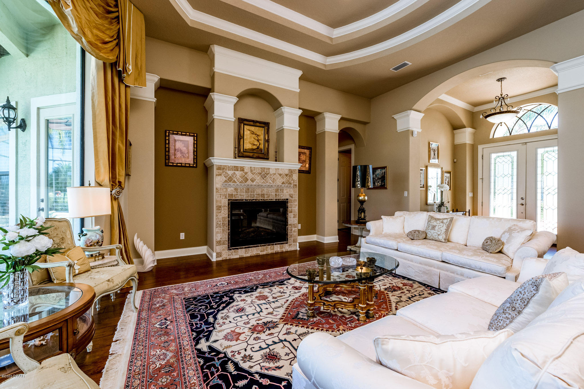 1338 Redbourne Lane Ormond Beach, FL 32174 - Photo 18 of 76 Living Room Fireplace
