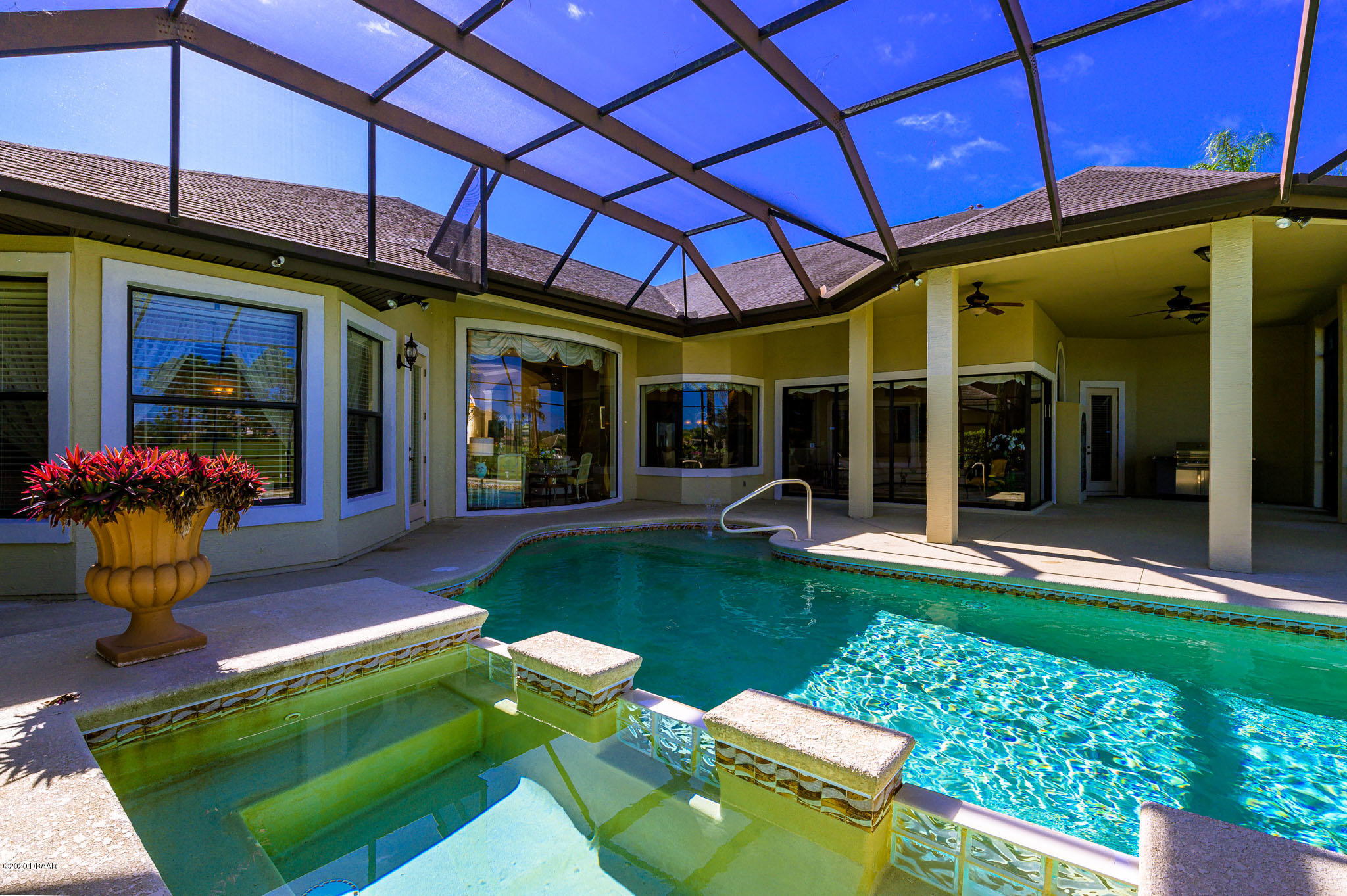 1338 Redbourne Lane Ormond Beach, FL 32174 - Photo 62 of 76 Pool View from Spa