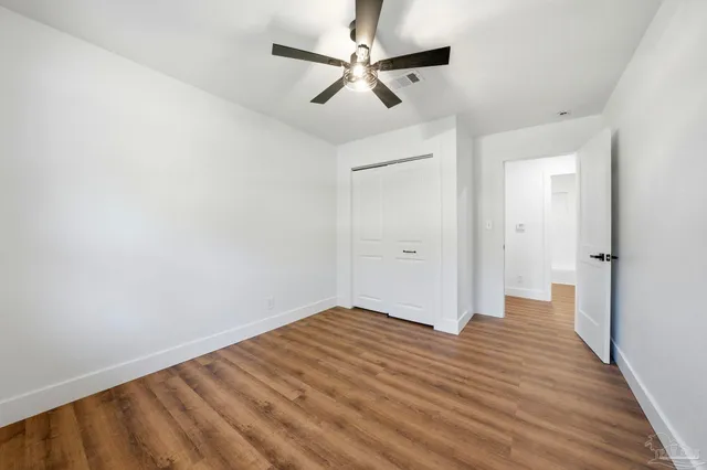 wooden floor in an empty room
