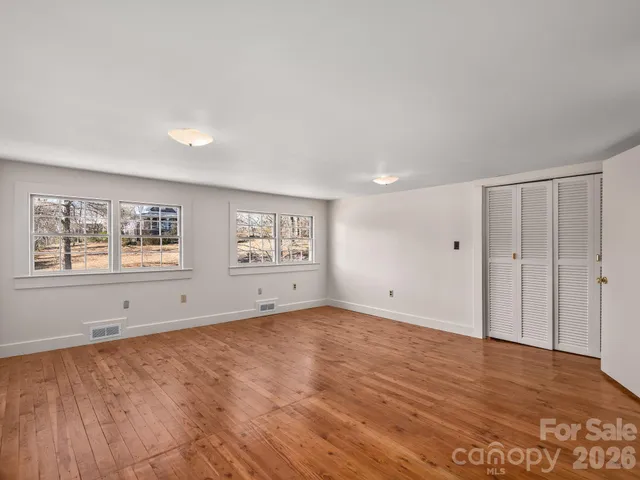 wooden floor in an empty room