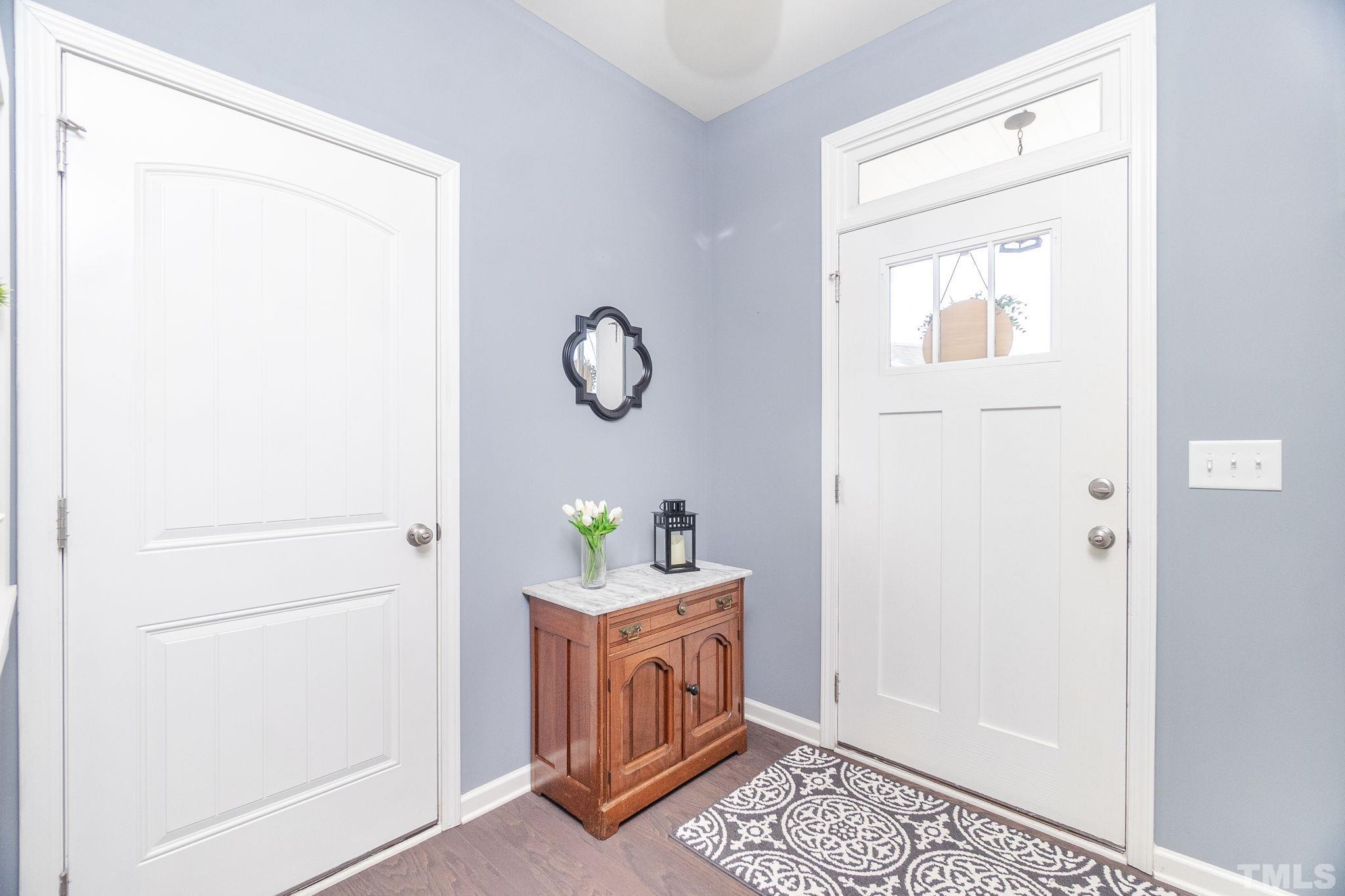 219 Torpoint Road Durham, NC 27703 - Photo 3 of 43 a view of an entryway with a window