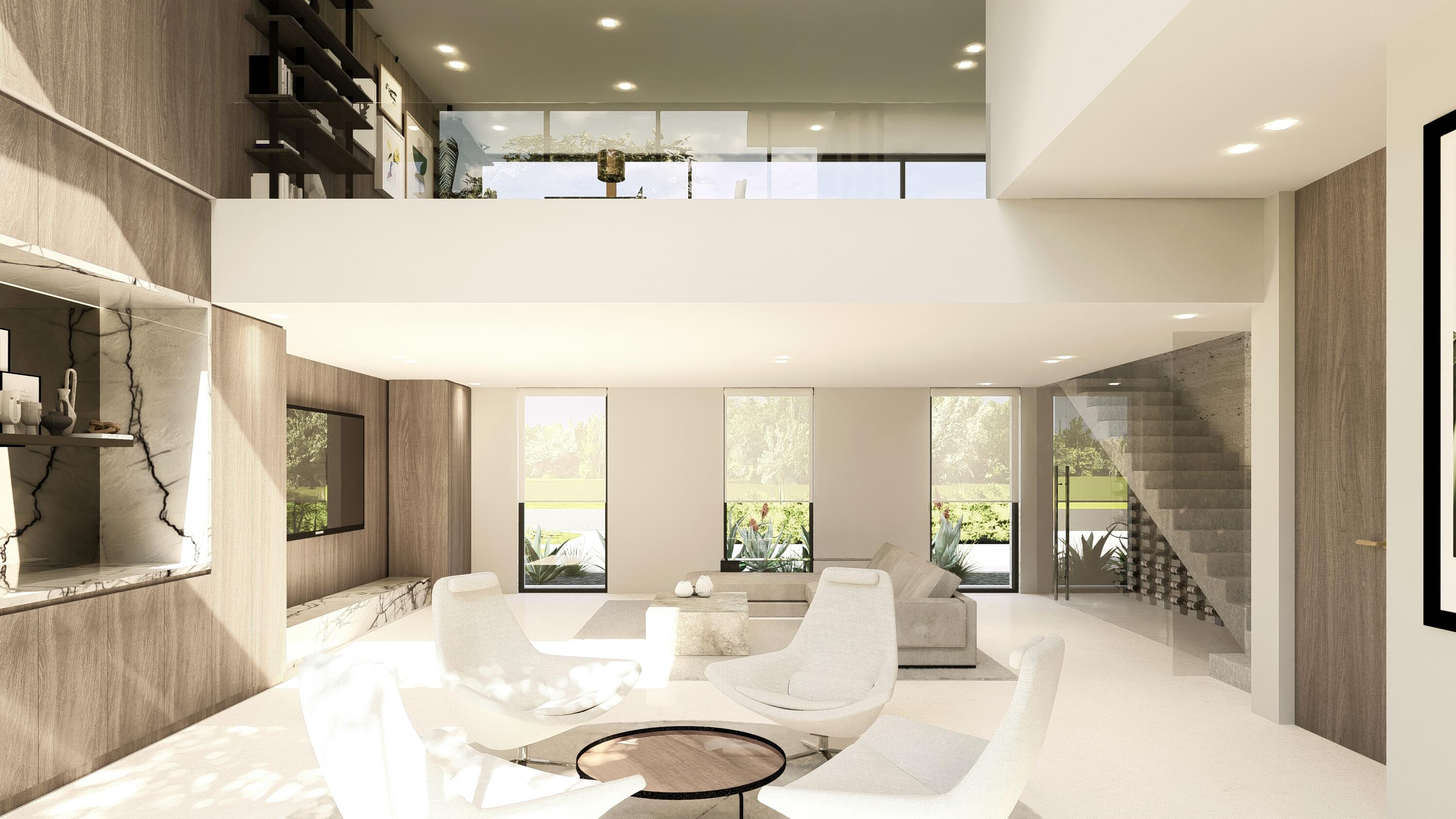 1351 Cocoanut Road Boca Raton, FL 33432 - Photo 5 of 9 a lobby with furniture and a large window