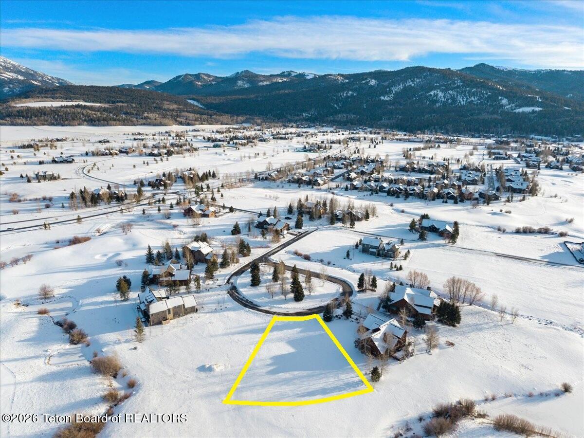 10 Bagley Circle Victor, ID 83455 - Photo 6 of 17 4_Aerial_Looking_SE_Outline_appx