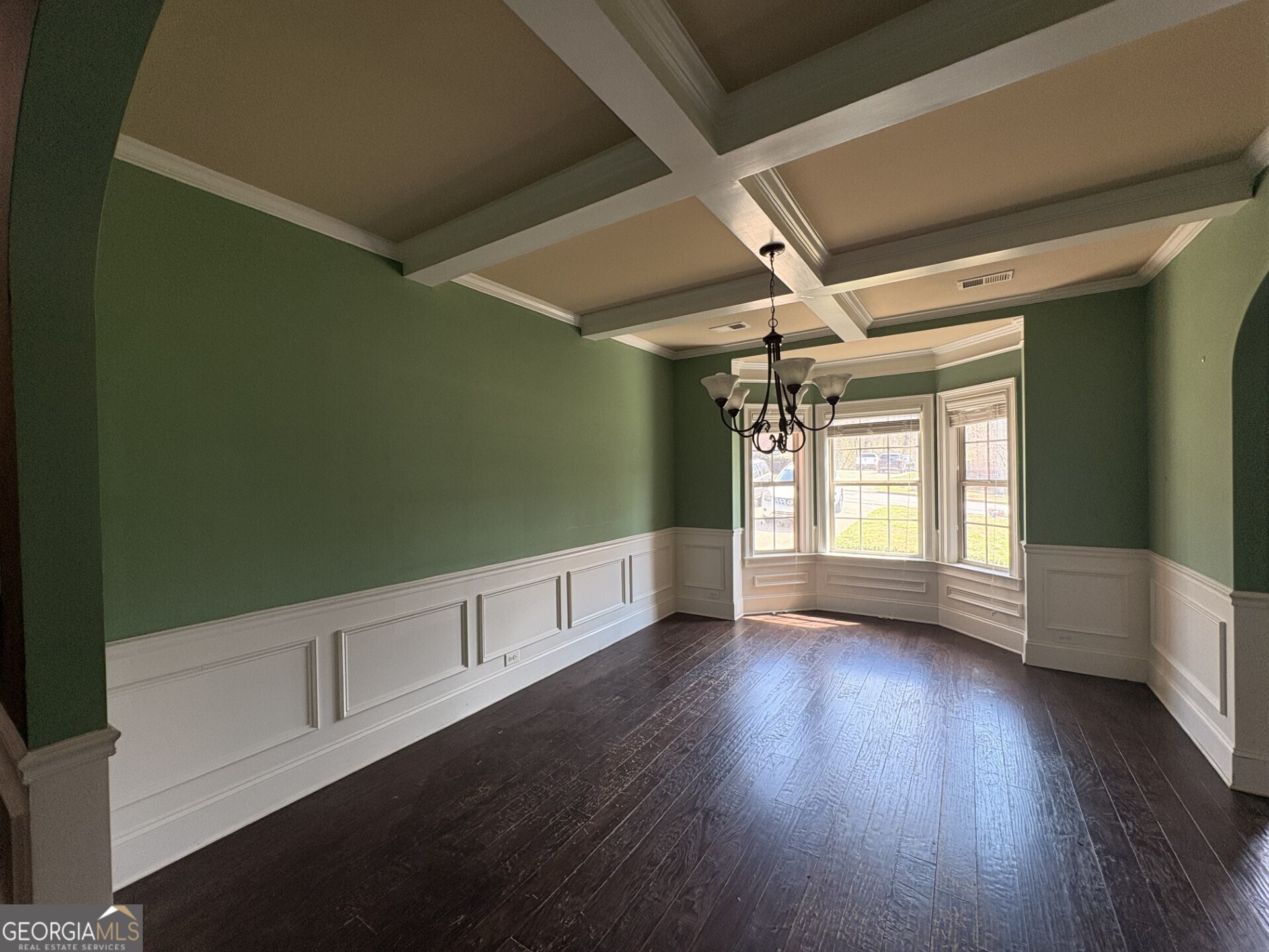 410 Ripsaw Court Grovetown, GA 30813 - Photo 17 of 64 a view of an empty room with wooden floor and a window