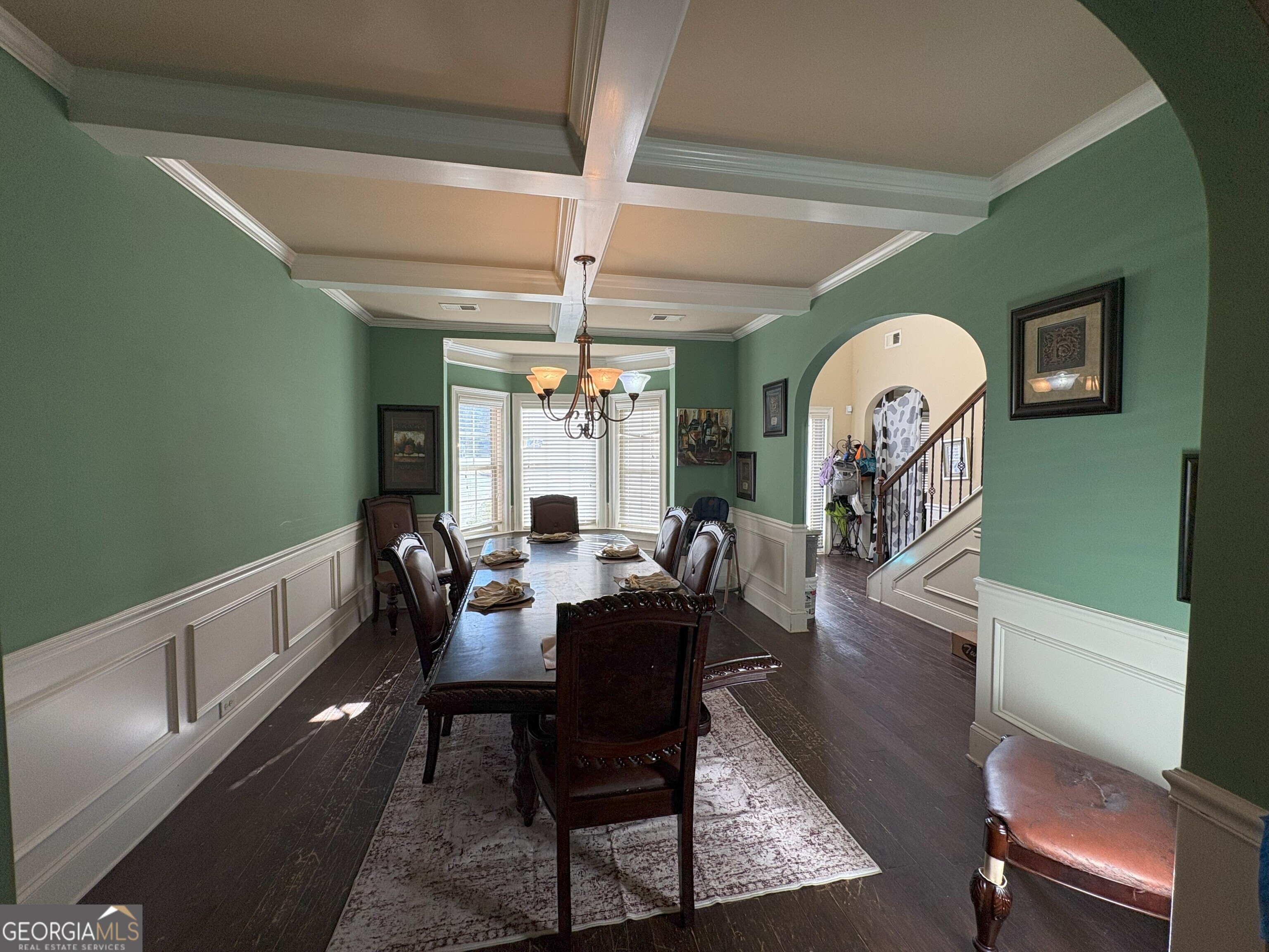 410 Ripsaw Court Grovetown, GA 30813 - Photo 38 of 64 a dining room with furniture and a large window