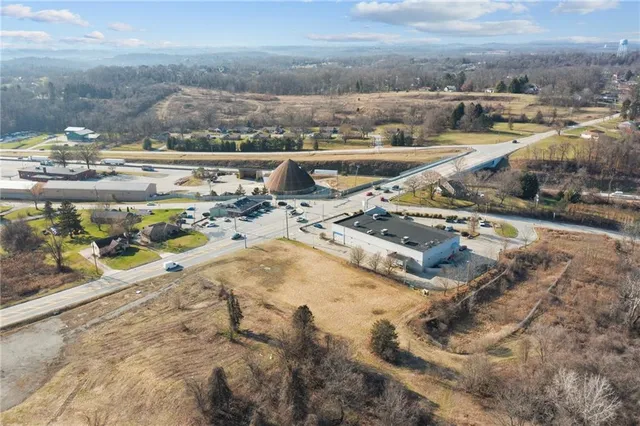 a view of a lake with a mountain