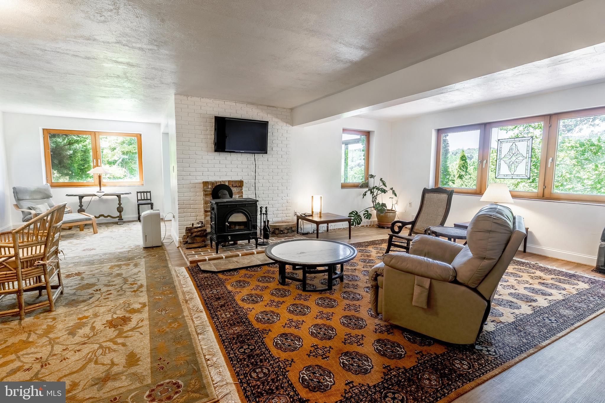 2904 Carrollton Road Finksburg, MD 21048 - Photo 29 of 54 a living room with fireplace furniture and a large window