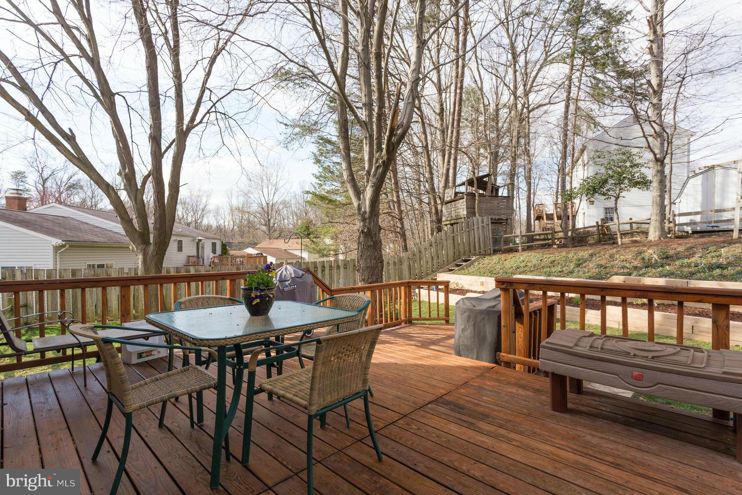 8336 Magic Leaf Road Springfield, VA 22153 - Photo 25 of 30 Spacious Deck for Outdoor Entertaining