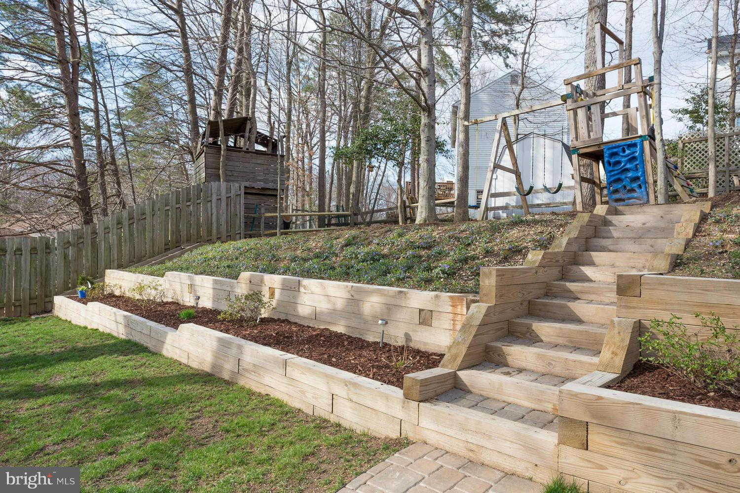 8336 Magic Leaf Road Springfield, VA 22153 - Photo 28 of 30 Terraced Area in Back Yard