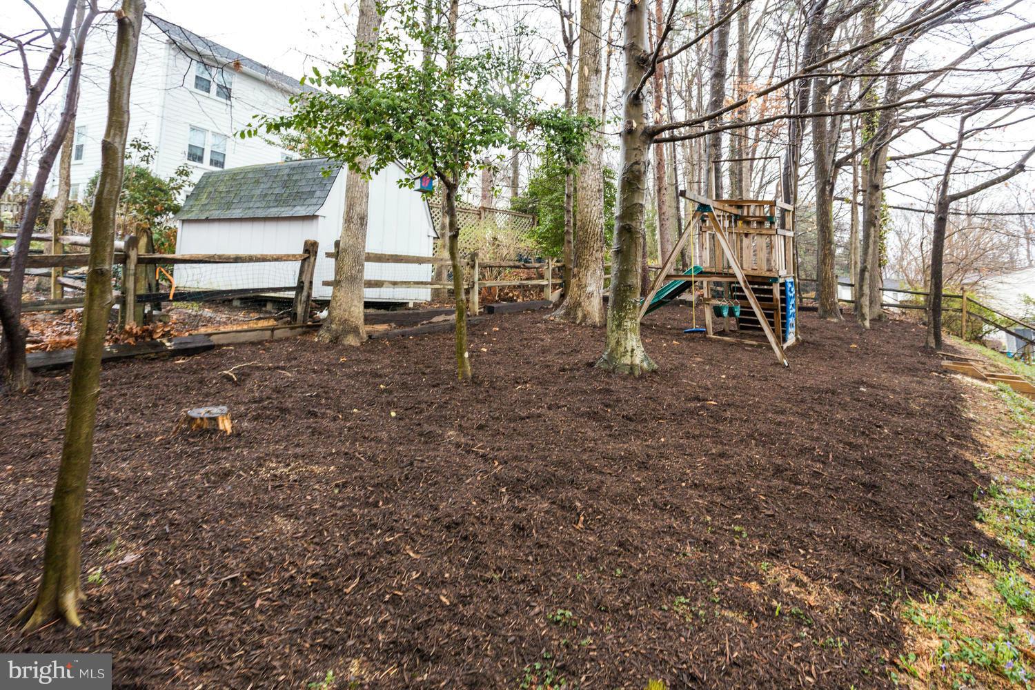 8336 Magic Leaf Road Springfield, VA 22153 - Photo 30 of 30 Play Area on Terraced Upper Level of Yard