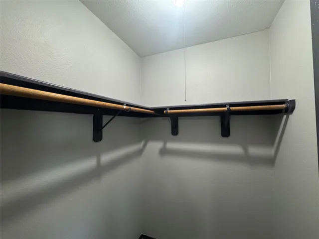 a close view of closet